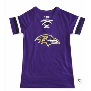 Baltimore Ravens Women’s Jersey Shirt Purple NFL Team Apparel Size Small NWOT